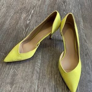 Zara high-heels in yellow